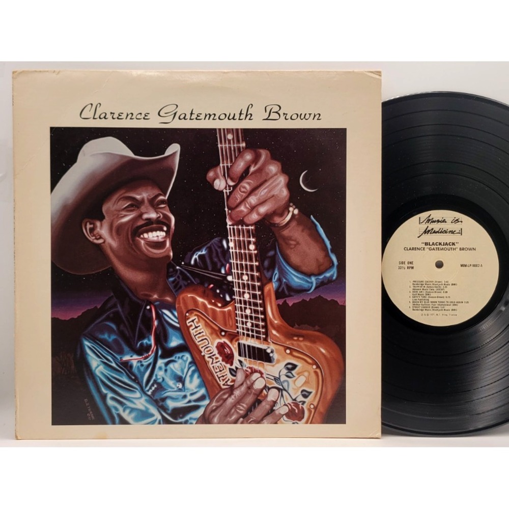 Clarence Gatemouth Brown - Blackjack - Soul Funk Pop LP Record